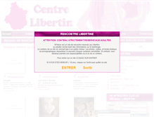 Tablet Screenshot of centre-libertin.fr